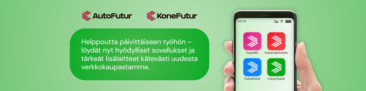 Futursoft-verkkokauppa — sovellukset ja lisälaitteet kätevästi